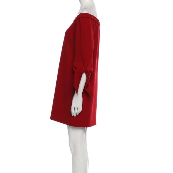 TIBI Off-The-Shoulder Mini Dress Size: XS | US 2 - Picture 2 of 3